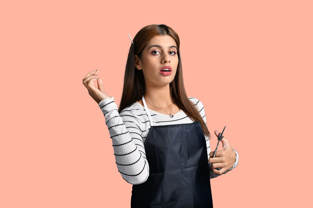 a woman holding a microphone