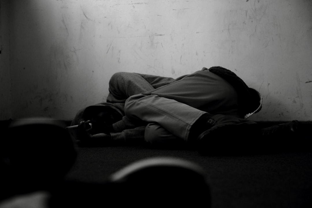 person lying on surface