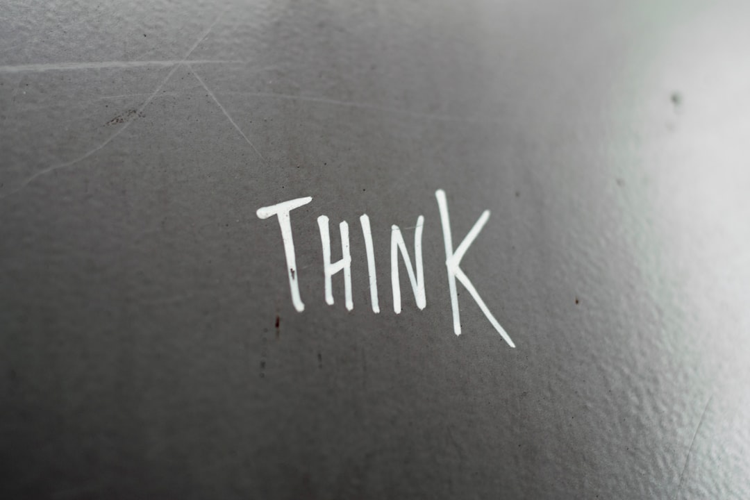 think text